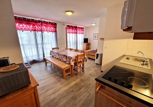 Central Apartment for 6/8 with Mountain View, Balcony & Near Slopes