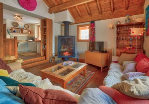 Chalet Buet. Chamonix Holidays. comfortable pretty 3 bedrooms Vallorcine