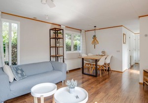 Chalet in Harderwijk with garden, terrace and shared pool