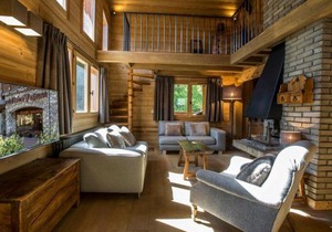 Chalet indépendant haut de gamme avec cheminée, grande terrasse, proche des pistes à Val-d'Isère - FR-1-694-6