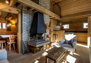 Chalet indépendant haut de gamme avec cheminée, grande terrasse, proche des pistes à Val-d'Isère - FR-1-694-6