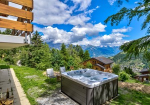 Chalet Leopard de Neige - Jacuzzi - Sauna - Views - La Tzoumaz, 4 Vallees