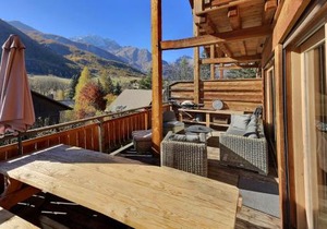 Chalet Prestige cheminée vue excep serrechevalierholidays