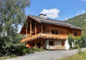 Chalet Prestige cheminée vue excep serrechevalierholidays