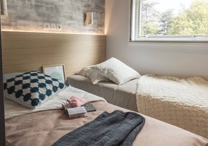 Chalet with 2 bedrooms, 2 bathrooms and WiFi