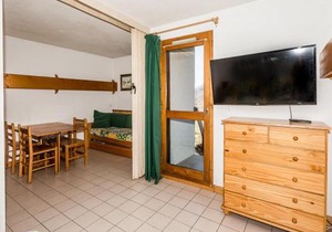 Charmant studio à Montchavin proche pistes, balcon, parking, équipé pour 4 pers. - FR-1-329-53