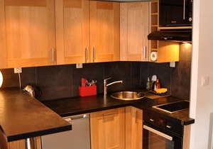 Charming apartment at the foot of the slopes. South-facing balcony. Private parking lot