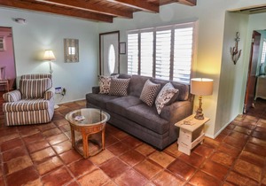 Charming beach home on quiet street, walk to beach + town