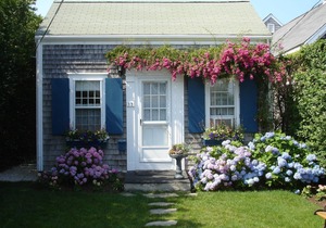 Charming Brant Point Rose Covered Cottage - with Smart TVs, Free WIFI and AC
