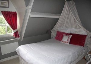 Charming farmhouse with swimming pool in Normandy - Family suite