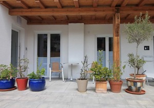 Chic apartment with pool and underfloor heating in the bathroom