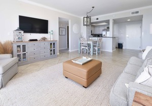 Coastal chic beachfront condo w/updates & private balcony!