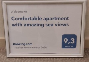 Comfortable apartment with amazing sea views