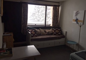 Comfortable studio for 4 with elevator and balcony in Arette