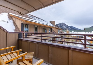 Condo in River Run with Courtyard & Mountain Views from Private Balcony!
