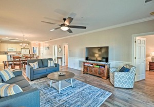 Condo with Patio and Pool Access about 2 Miles to Beaches