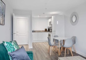 Contemporary & Bright 1BR Apartment in Birmingham