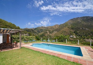 Cortijo Mari Carmen: Large Private Pool, Sea Views, A/C, WiFi