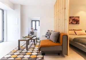 Cosy studio for 3 people in Alcantara with Wi-Fi and TV