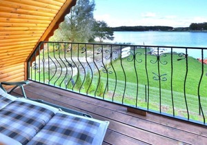 Cottage by Lake Ostrowieckie with Private Beach