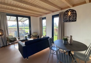 Cozy 4 person chalet in the Frisian nature