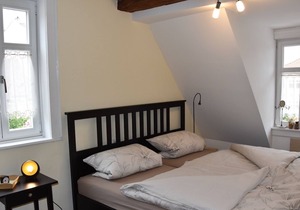 Cozy apartment (56sqm) with a view of the historic Bad Rodach market
