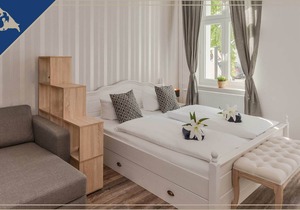Cozy apartment for 2 near the beach, with a terrace, parking space and WiFi