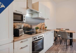 Cozy apartment for 4 near the beach, with a terrace, parking space and WiFi