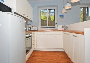 Cozy DHH for 5 people with fireplace and sauna / WiFi, parking space, WaMA - forest settlement