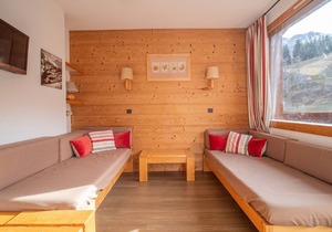 Cozy duplex for 6, washer, balcony, near slopes in Valmorel
