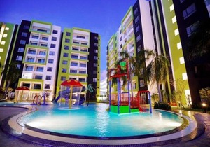 Cozy PoolSide Waterpark Manhattan Homestay Ipoh City3room NETFLIX