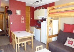 Cozy studio 4/5 pers, ski-in/ski-out, Arette