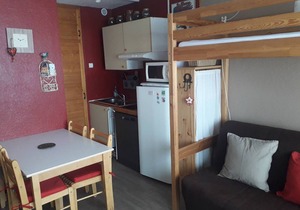 Cozy studio 4/5 pers, ski-in/ski-out, Arette