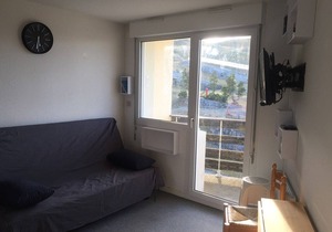Cozy Studio for 4 at Foot of Slopes, Balcony, Ski Locker, Free Parking, Near Shops, Arette