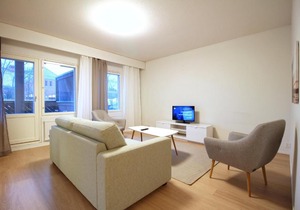 Cozy two-bedroom-apartment for four persons in Western Pasila