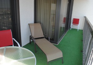 Cute, cozy 2 bedroom oceanfront condo with free WiFi, a great ocean view, and awesome amenities including indoor/outdoor pools and a game room located uptown!
