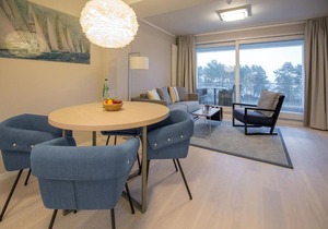 Dünenresidenz Prora - Ferienwohnung mit Meerblick, 2 Schlafzimmern und Balkon NP-417
