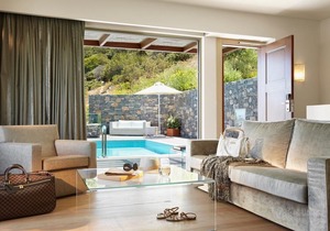 Daios Three Bedroomed Family Villa at in Crete