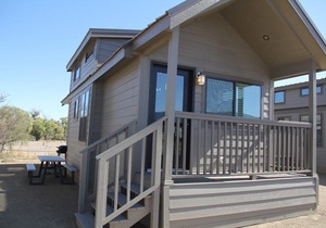 Deluxe Cabin Sleeps 6 (1 Bedroom w/loft and sofa sleeper) at Resort