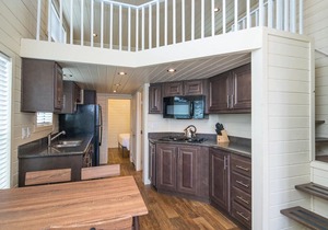 Deluxe Cabin Sleeps 6 (1 Bedroom w/loft and sofa sleeper) at Resort