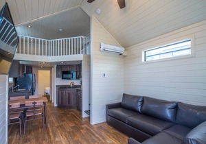 Deluxe Cabin Sleeps 6 (1 Bedroom w/loft and sofa sleeper) at Resort