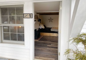 Deluxe King, kitchenette, fireplace