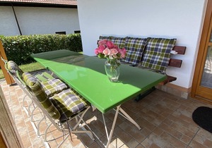 Detached vacation home with three bedrooms and balcony