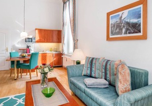 Die Küche Dieses 1-raum Appartements ist gut Ausgestattet und Bietet Neben Einem