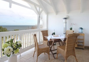 Directly on the beach promenade, balcony with sea view - Aparthotel Ostsee FeWo 35
