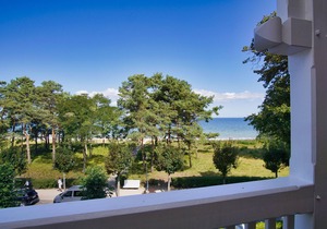 Directly on the beach promenade, balcony with sea view - Aparthotel Ostsee FeWo 15