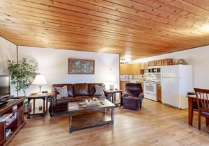 Dog-friendly, lake-view condo with pool, hot tub & nearby beach - near parks