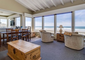 Dog-friendly, oceanfront home w/ beach access, deck - only minutes from town