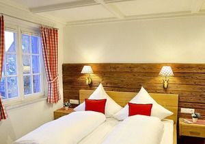 Doppelzimmer Allgäu mit WC und Dusche