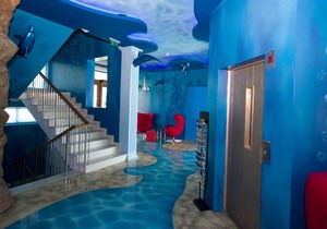 DOUBLE ROOM 5 in a quiet hotel at the sea